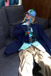 Walter Van BeirendonCK Star Shirt AW22-23 6006 Blue